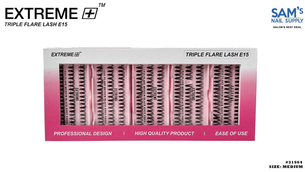 Extreme Triple Flare Lash E15 - Trung bình