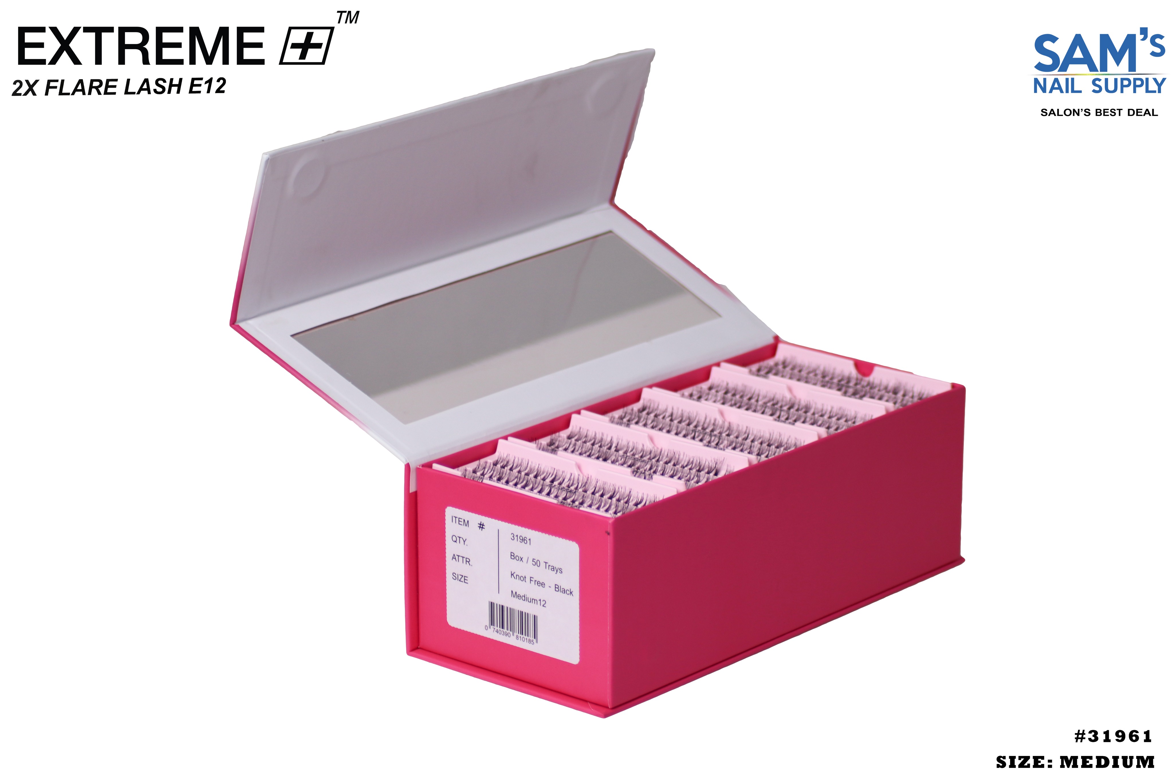 Extreme 2X Flare Lash E12 Knot Free - Trung bình