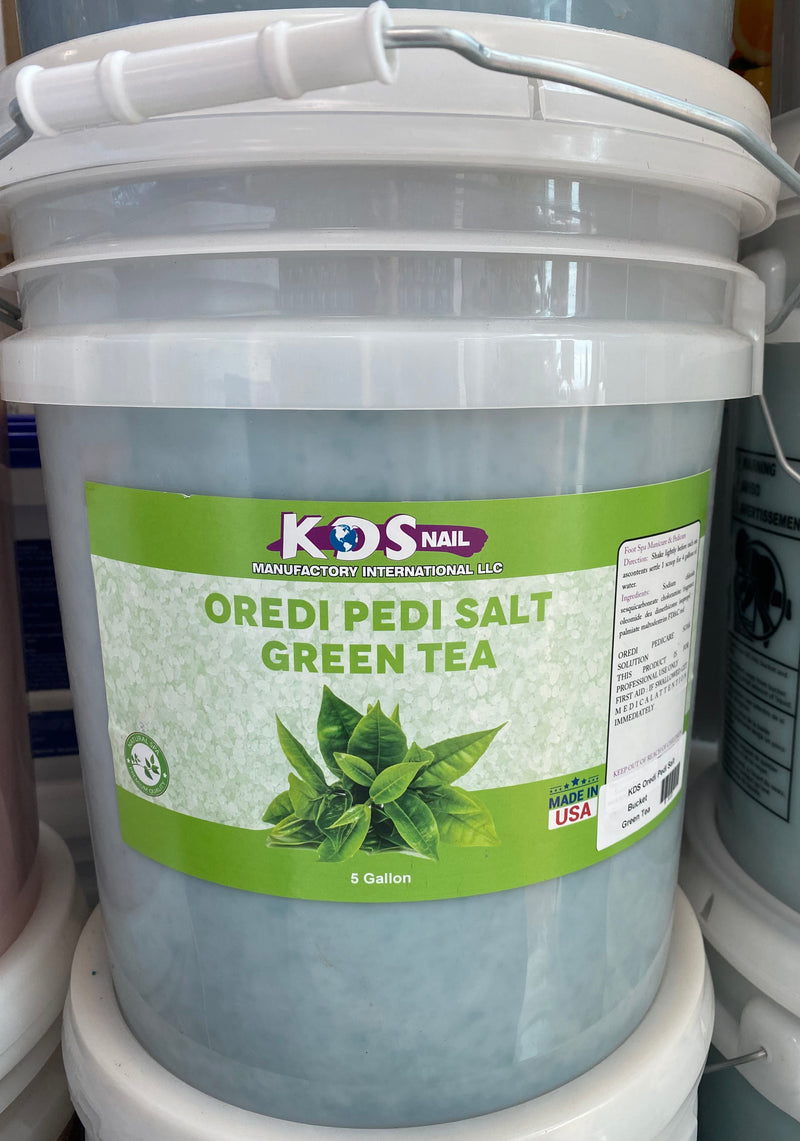 KDS Oredi Pedi Salt Bucket - Green Tea