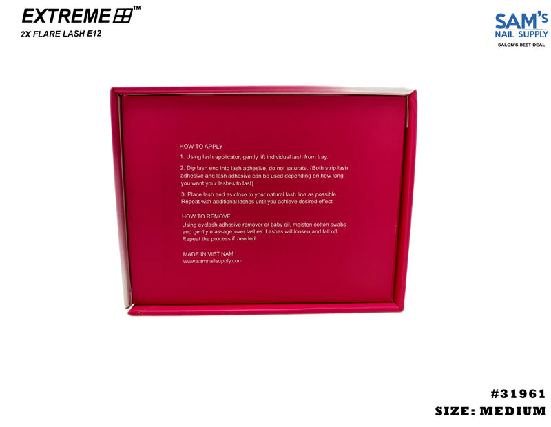 Extreme 2X Flare Lash E12 Knot Free - Trung bình
