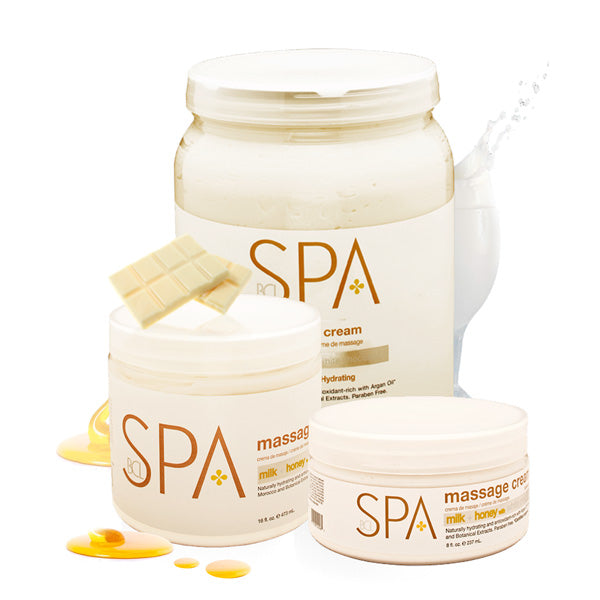 BCL Spa Massage Cream Milk & Honey with Chocolate (64 oz)