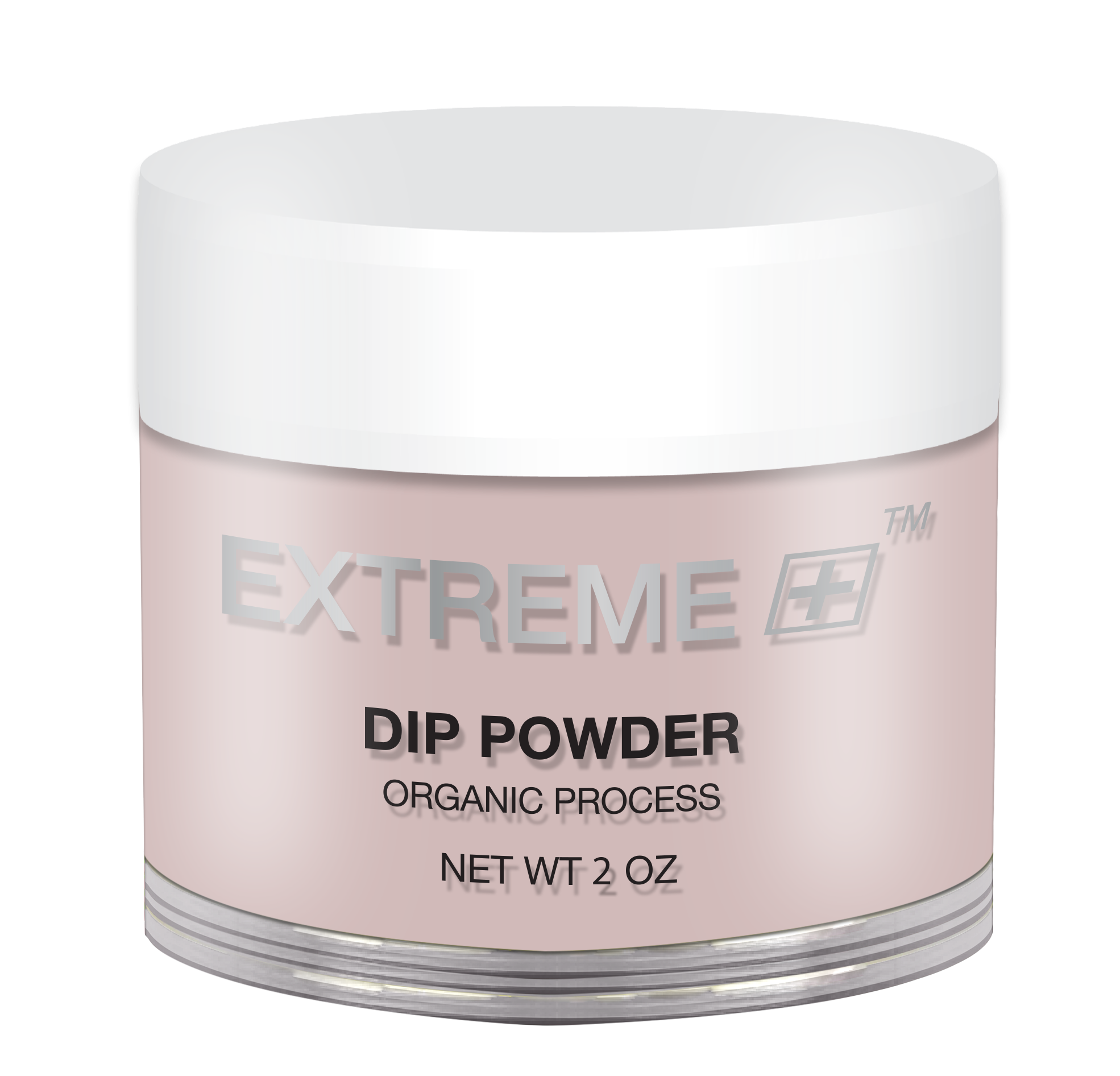 EXTREME+ Dipping Powder Organic - Pink & White: Ombre Dark Pink - 2 oz