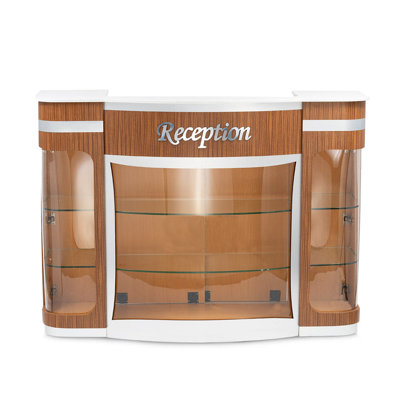 Reception Desk - RB15 NEW - Silver Wood