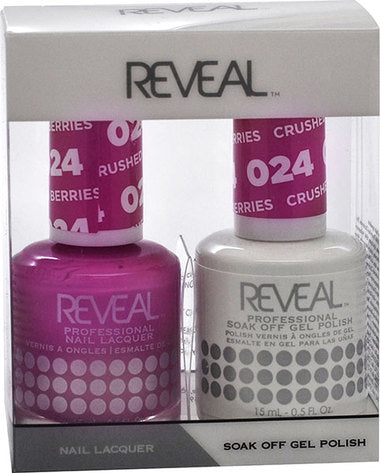 Reveal Duo Gel and Nail Lacquer Set - 024 Crushed Berries