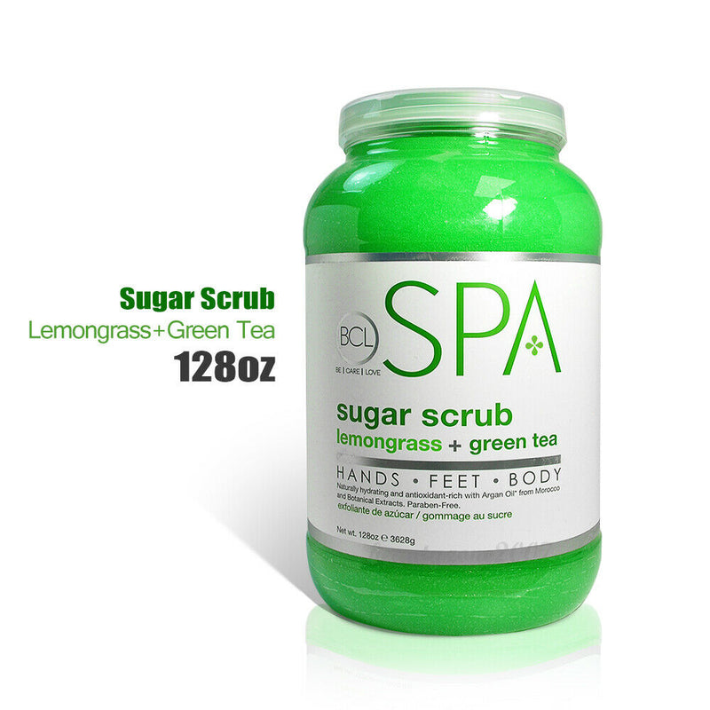 BCL Spa Sugar Scrub Lemongrass & Green Tea 128 oz