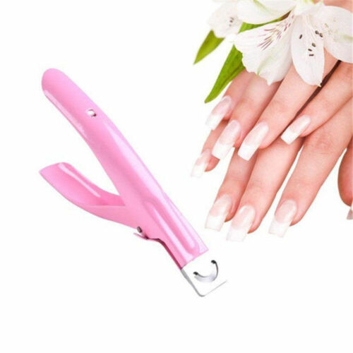 Manicure Tips Cutter Nail Scissors Acrylic False Nail Clipper Nail Art U Edge