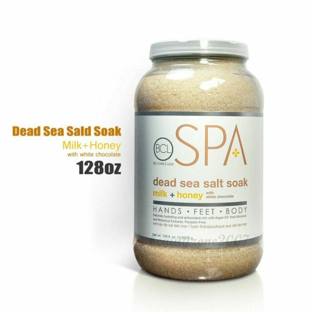 BCL Spa Dead Sea Salt Soak Milk & Honey With White Chocolate (128 oz)