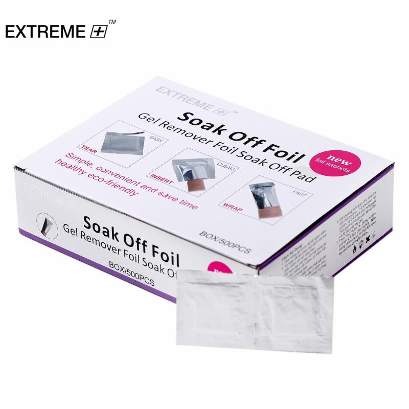 EXTREME+ QUICK WRAP SOAK-OFF REMOVER PAD - BOX / 500PCS