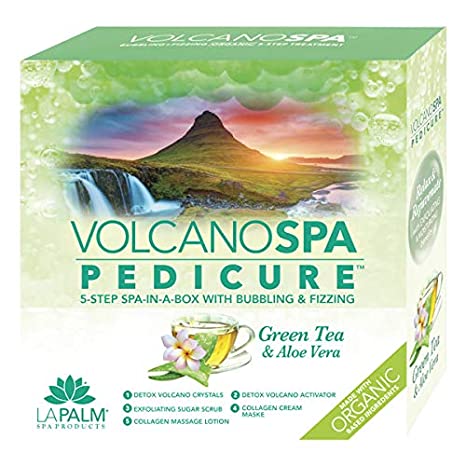 La Palm Volcano Deluxe Pedicure 5 Step - Green Tea