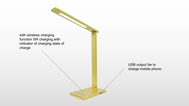 EXTREME+ Đèn bàn Led sạc không dây có sạc USB Mobile 24110