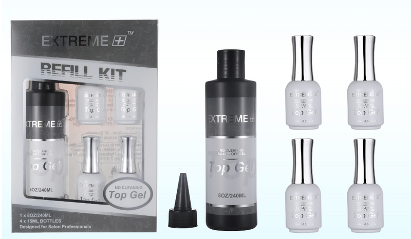 EXTREME+ Top Gel NO Clean Refill Kit