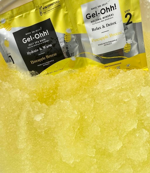 Avry Beauty Gel-Ohh Jelly Spa Bath - Pineapple Breeze