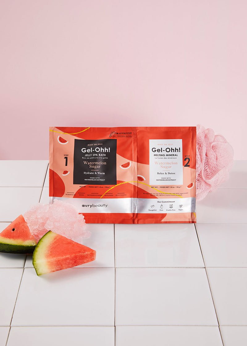 Avry Beauty Gel-Ohh Jelly Spa Bath - Watermelon
