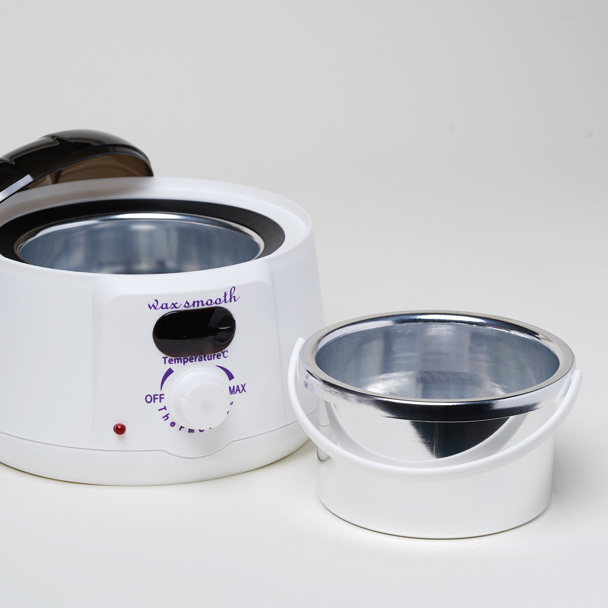 WaxSmooth Wax Warmer Trắng nắp đen 