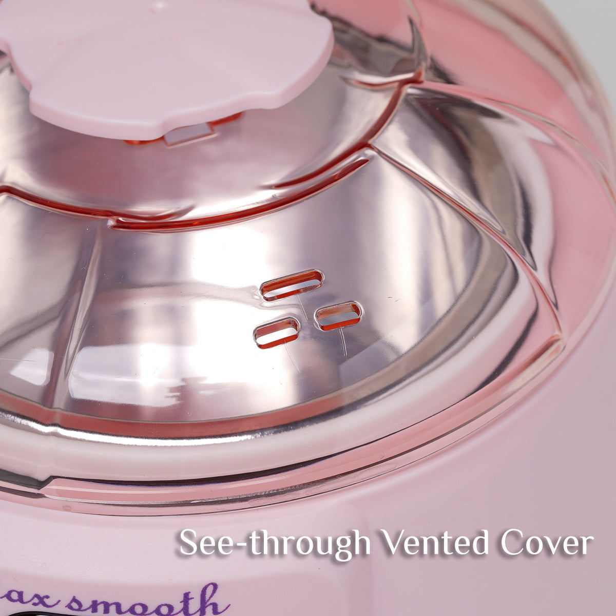 WaxSmooth Wax Warmer Pink Clear Cap