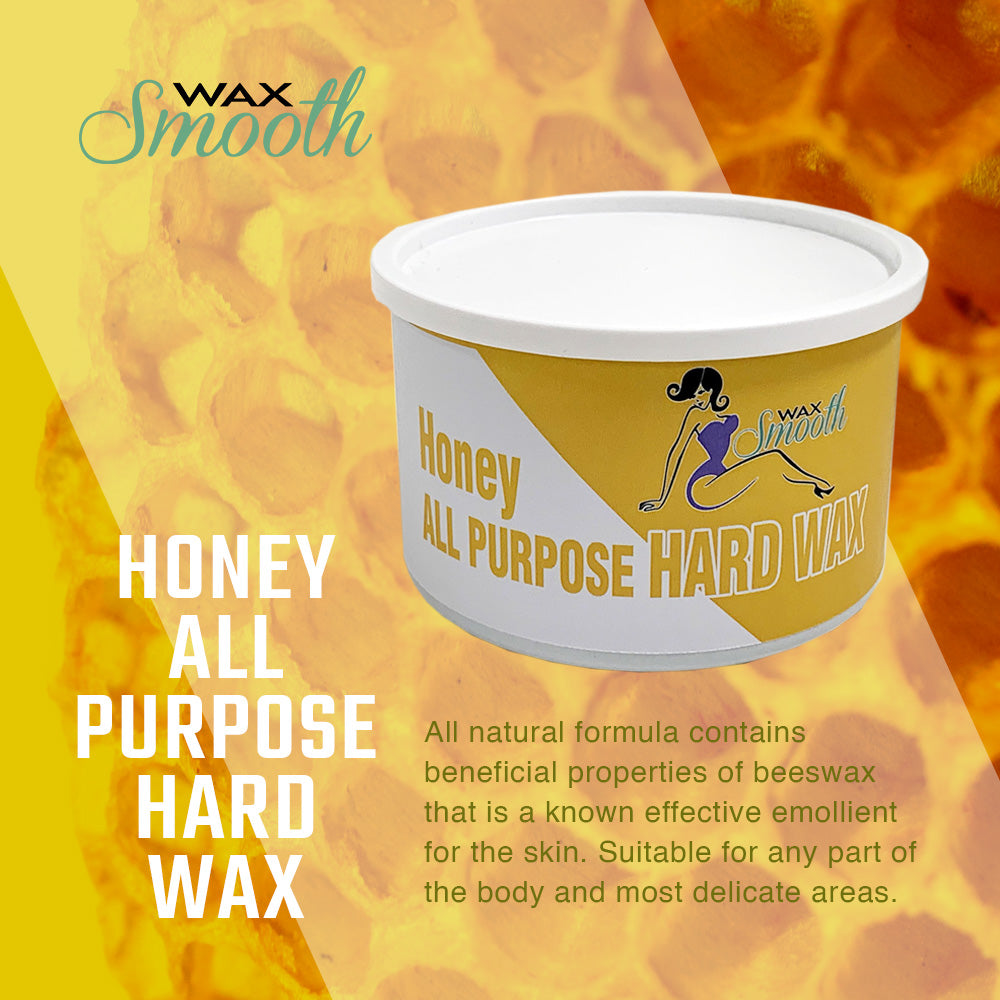 WaxSmooth Honey All Purpose Hard Wax 14 oz - Honee